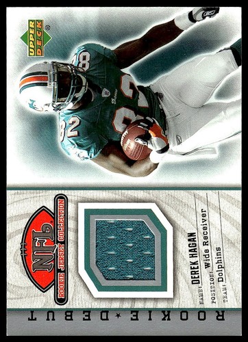 2006 Upper Deck Rookie Debut / Derek Hagan ROOKIE GAME-USED JERSEY RELIC