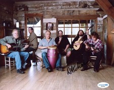 Dave Schools "Widespread Panic" Signed Autograph 8x10 Photo Band Guitarist ACOA 