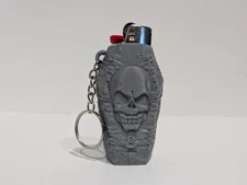 Coffin Lighter Case (Fits Plain Reg Size BIC Lighters)  