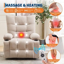 Power Lift Recliner Chair for Elderly with Massage  Heat Recliner ,Assist Stand