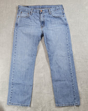 Levi's Jeans Men's 34x30 (35x29) Blue 569 Light Wash Well Worn