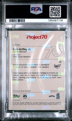 2021 Topps Project70 Ken Griffey Jr #702 Pokemon Style Baseball