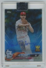 2018 Topps Clearly Authentic #CAA-PD Paul Dejong Blue #/25