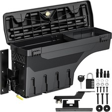 Oedro Driver Side Truck Bed Storage Tool Box For 2015-2025 Ford F-150 Wpadlock