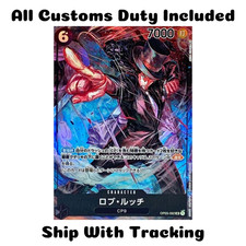 ONE PIECE TCG JAPANESE CARD PILLARS OF STRENGTH Parallel Rob Lucci OP03-092 SR