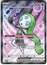 Meloetta ex 159/086 Scarlet & Violet: Black Bolt