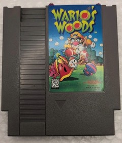 Wario's Woods (Nintendo NES) Authentic - Clean - Tested