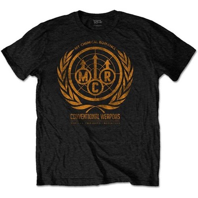 Men's My Chemical Romance Conventional Weapons Slim Fit T-shirt X-Large Black