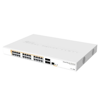 Mikrotik CRS328-24P-4S+RM Cloud Router Switch 24x Gigabit POE Ports, 4x SFP+