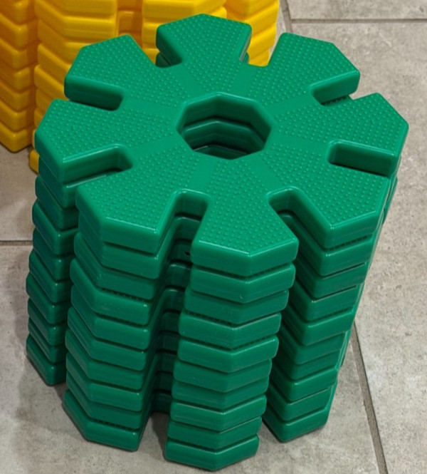 Polydron Octoplay Gigante Verde - Giocattolo Educativo foto 2