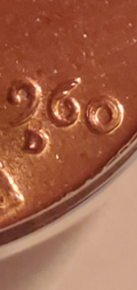 1960 D/D Sm DT/LG DT FS101 & 501 MS 65 RD Lincoln Memorial Cent - Image 2 of 4