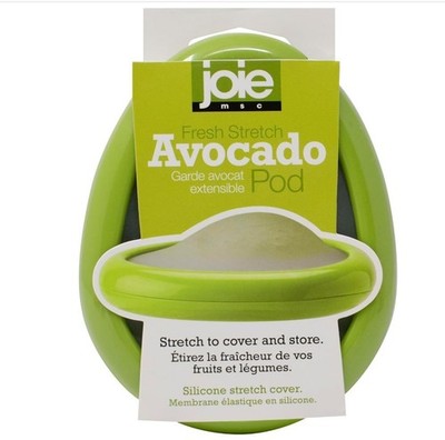 Joie Avocado Food Saver Stretch Pod, Silicone, One Size, Green, 1 Count