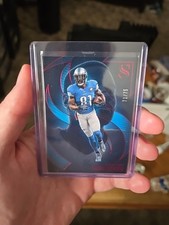 2025 Panini Silhouette Calvin Johnson Red /75 Detroit Lions