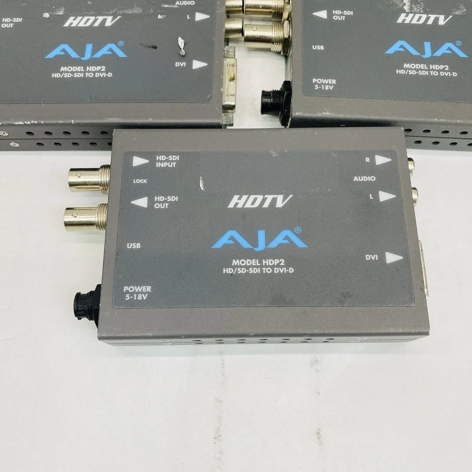5 x Broadcast HD-SDI to DVI-D HDMI Converter AJA HDP2 1080p 75Hz Display - Image 4 of 4