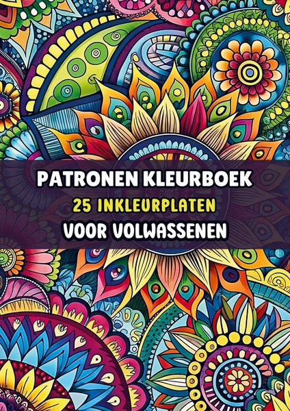 Inkleurplaten Volwassenen - Patronen Kleurboek Kleurboeken Voor Volwassenen Buch-image