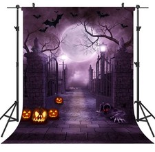 5X7FT Halloween Theme Pictorial Cloth Customized Photography Backdrop Backgro...