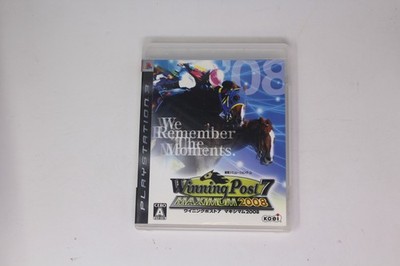 Winning Post 7 Maximum 2008 Sony PlayStation 3 PS3 Japan JPN