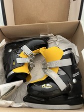 ROCES Ice Skates J2 JR Hockey Black - Yellow Eur 25-29 US 9C-12C
