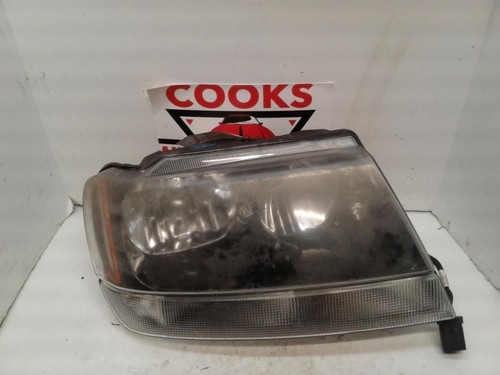 Passenger Headlight Smoke Tint Dark Background Fits 02-04 GRAND CHEROKEE 1169408