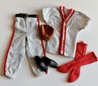 VINTAGE BARBIE KEN 1962 "PLAY BALL" BASEBALL OUTFIT- #792 Near Complete