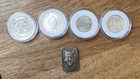 3 ozt 999 Fine Silver Bullion Lot - 5 pieces - Buffalo, Aztec, Mutiny Metals+