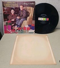 Bing Crosby / Songs of Christmas LP Vinyl Record Album Decca Mono 1st Press 
