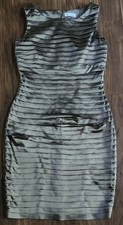 Calvin Klein Cocktail Dress Women's Sz Medium Ruching Fitted Bodycon Look