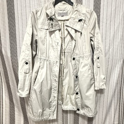 Marc New York Elegant Beige Women's Size XS Button Up Winter Rain Trench Coat
