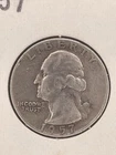 🌴1957 P Washington Quarter 90% SILVER CIRCULATED COIN