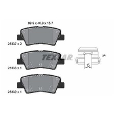Satz Bremsbeläge Bremsklötze hinten für KIA Niro 1 DE Optima JF Soul 2 | 2392