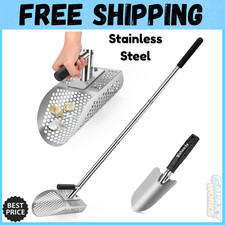 Long Handle Sand Scoop with Shovel for Metal Detecting Metal Detector at Beach