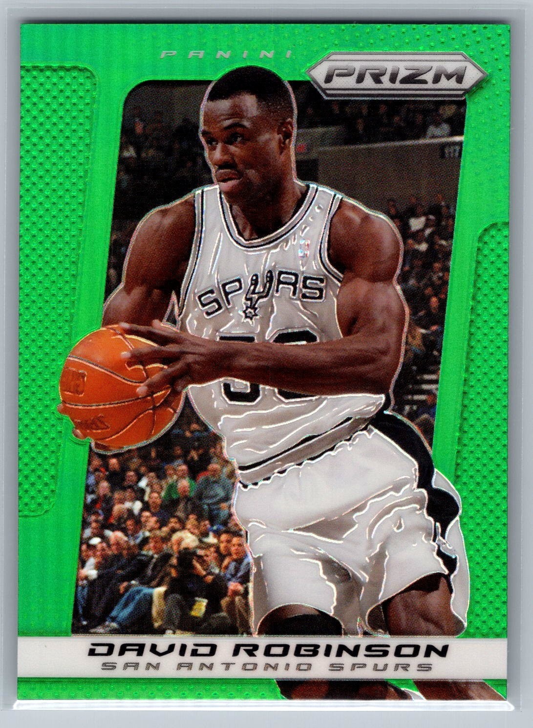 2013-14 Panini Prizm - Green Prizm David Robinson #226 - HOF NM-MT