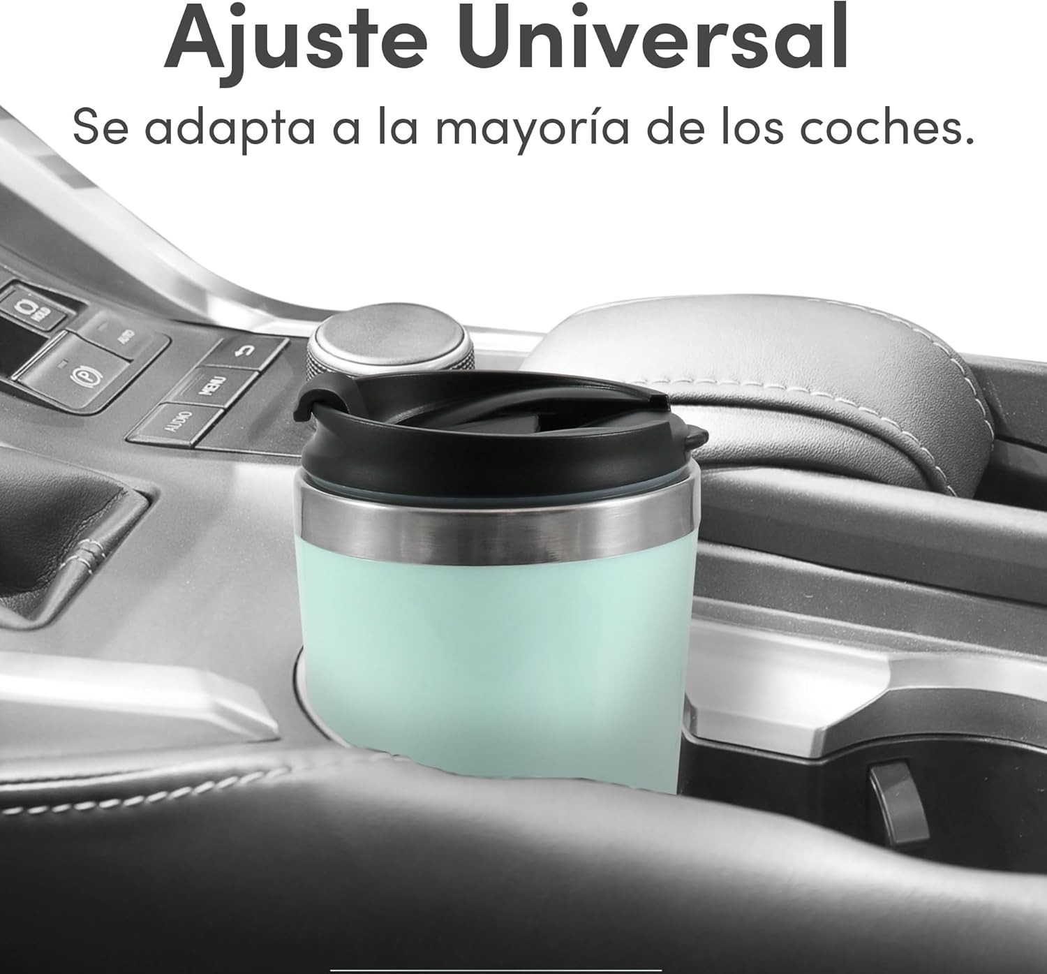 Machine à café compacte au design élégant et mug isotherme double paroi