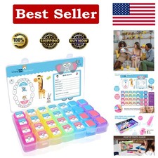 Memory Box for Kids - Tooth Fairy Box with 20 Compartments for Cherished Moments