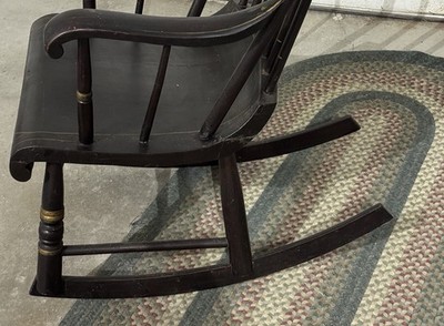 Vintage Nichols & Stone ? Rocking Chair ~ Harvest Stencil Design