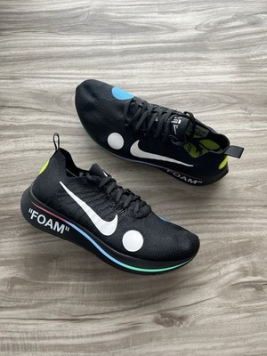 Nike Off-White x Zoom Fly Mercurial Flyknit Black- Size 10 Mens/11.5 Womens NEW