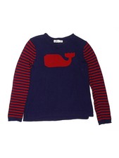 Vineyard Vines Girls Blue Pullover Sweater 10
