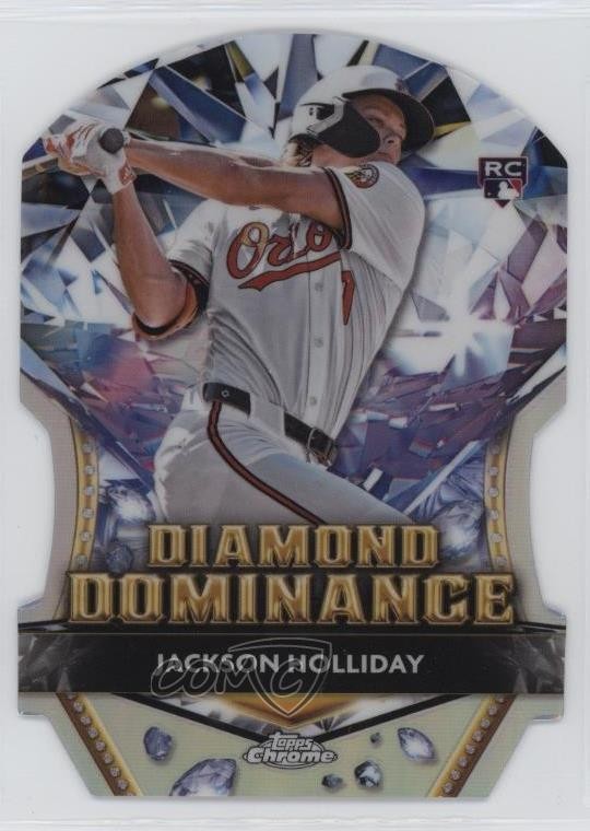 2024 Topps Chrome Update Diamond Dominance Jackson Holliday #DD-4 Rookie RC b5f