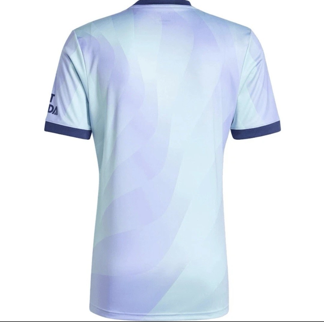 Adidas Arsenal 24/25 Third Jersey IZ0114 Aqua/Purple/Navy (Men's