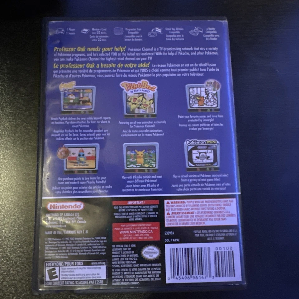 Pokemon Channel Nintendo GameCube With Manual - Image 2 of 3