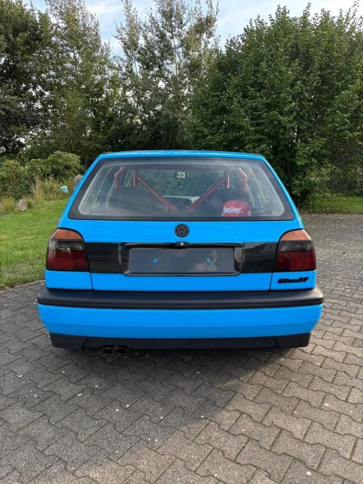 LUNETA TRASERA VW GOLF 3 SIN CABLES CALEFACTORES EN VERDE, GTI, VR6 - Imagen 3 de 4