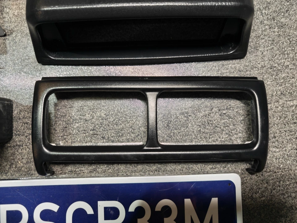 1998-2001 Subaru Impreza Forester Compass Hood Cover Vents Black 2.5RS GC8 - Image 4 of 4