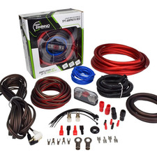 Timpano Amplifier Wiring Kit - 4 Gauge Amp Kit 2000 Watts Car Amplifier Installa