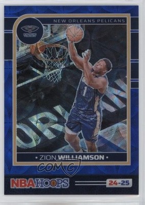 2024-25 Panini NBA Hoops Premium Blue Scope Prizm 57/99 Zion Williamson #34 0kz8