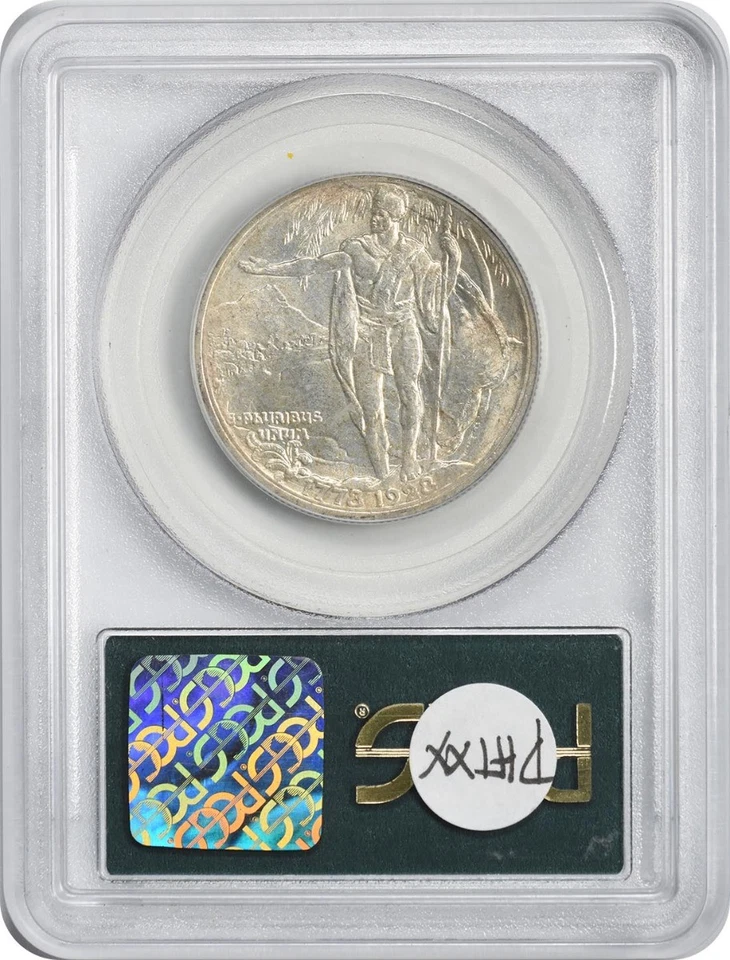 Hawaiian Commemorative Silver Half Dollar 1928 MS65 PCGS OGH (CAC) - Image 2 of 4
