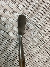 Antique Hickory Wood Shaft Lofting Iron Smooth Face Golf Club