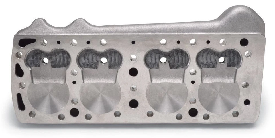 Edelbrock 1115, 2 Pack Natural Aluminum Fits 49-53 Ford Flathead Heads Performan - Image 4 of 4