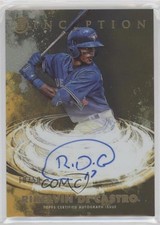 2021 Bowman Inception Gold Foil 10/50 Rikelvin De Castro #PPA-RD Auto 0nr3