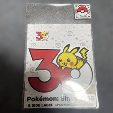 B-SIDE LABEL Pokemon Pikachu 30th Anniversary Water-Resist UV Sticker