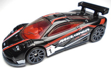 2017 HOT WHEELS MCLAREN F1 GTR #1 BLACK DIECAST 2 7/8" RACE CAR W/ RED & WHITE